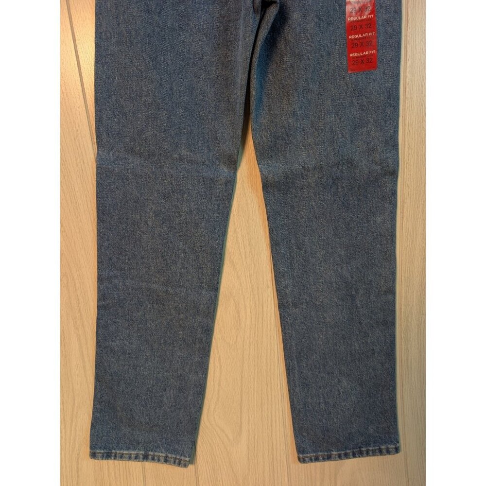 NEW Rustler Jeans Mens 29x32 Blue Regular Fit Straight Leg Heavyweight Denim - Picture 6 of 10